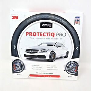 RIMiQ PROTECTiQ PRO Rim Protection Trim Cover Curb Rash Fits Up To 24" Wheels